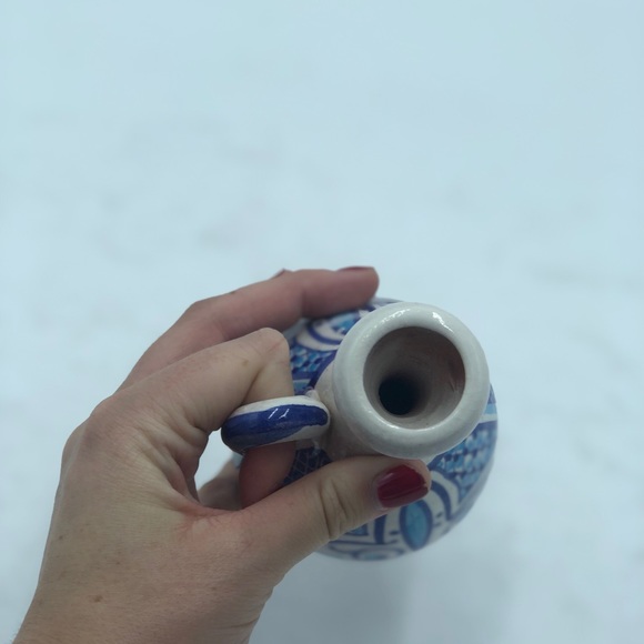 Mexican Hand-painted Vase - Picture 3 of 6